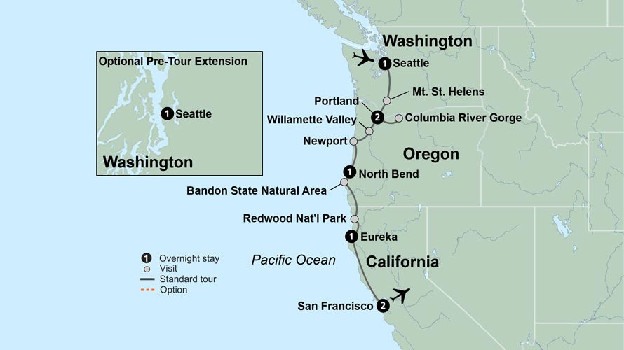 Discover the Pacific Northwest & California - Image 2